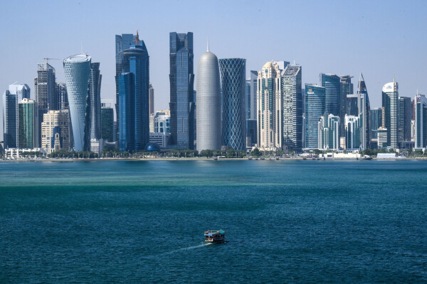 Blick auf Doha, die Hauptstadt von Katar (Archivbild)