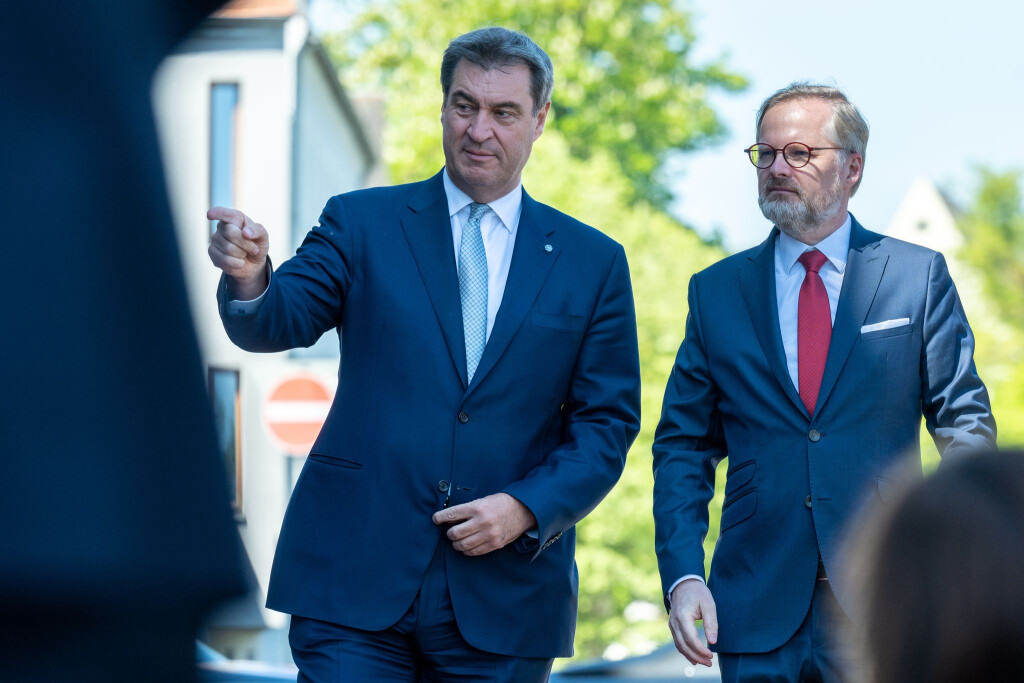 Markus Söder und Petr Fiala treffen sich erneut - diesmal wieder in Prag. (Archivbild)