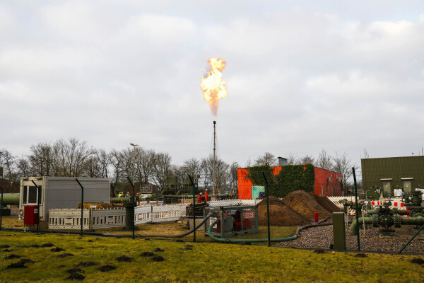 Wegen Baumaßnahmen müssen rund 3.650 Kubikmeter Gas abgefackelt werden.